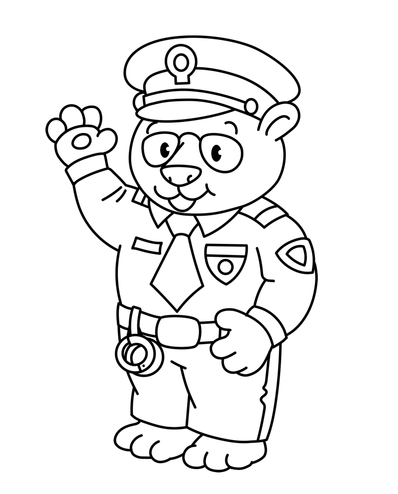 熊猫-警察