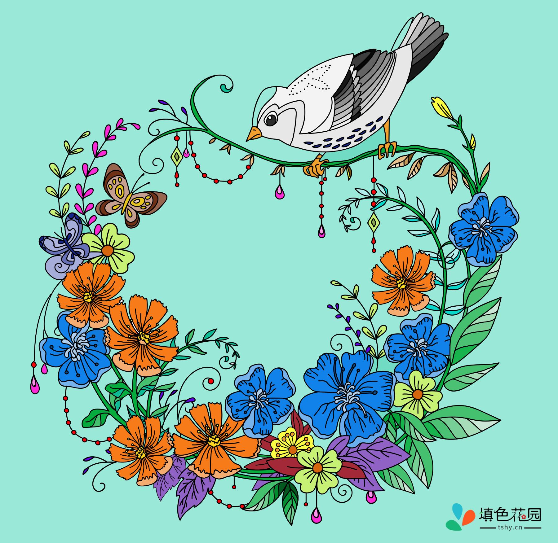 鸟语花香