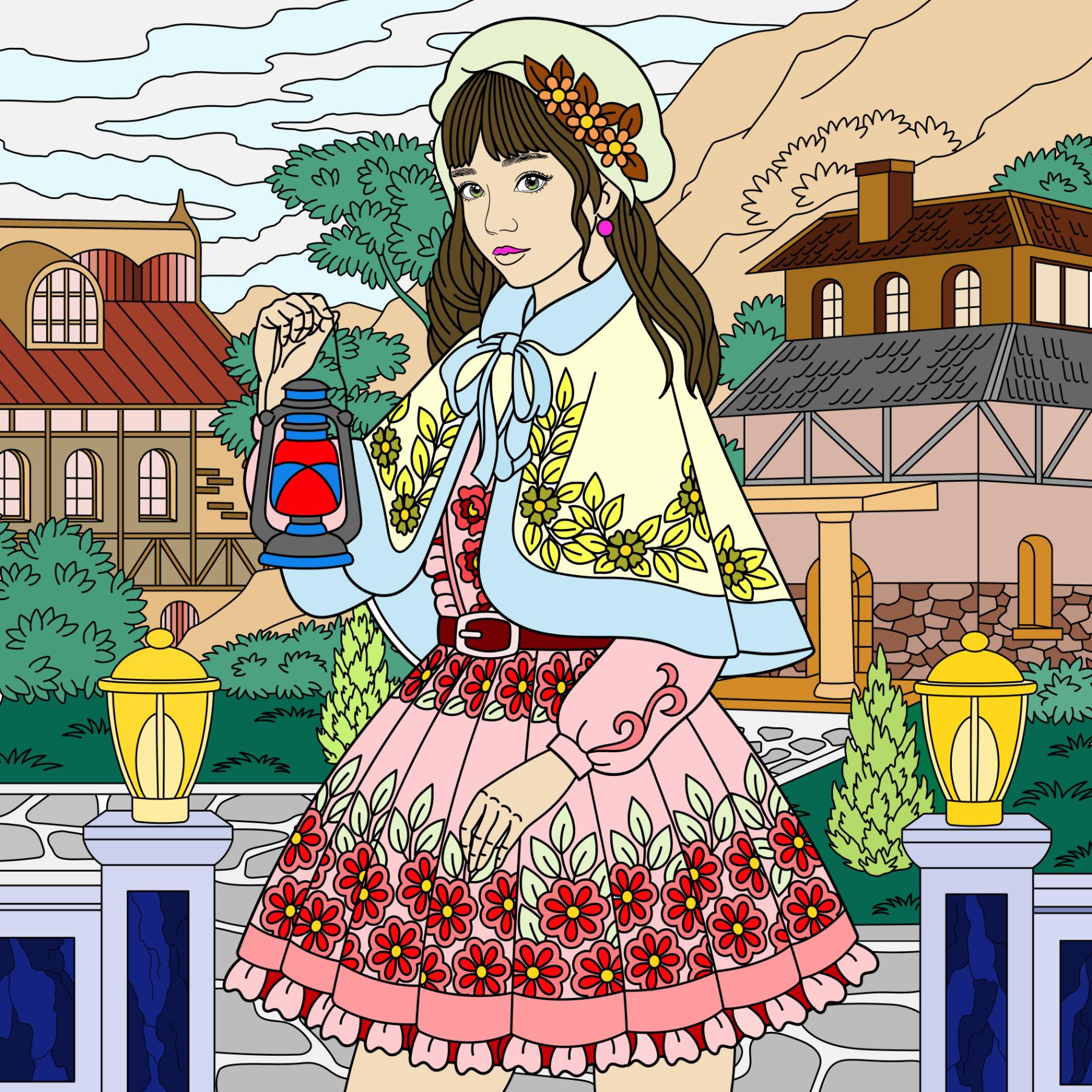 美丽的少女