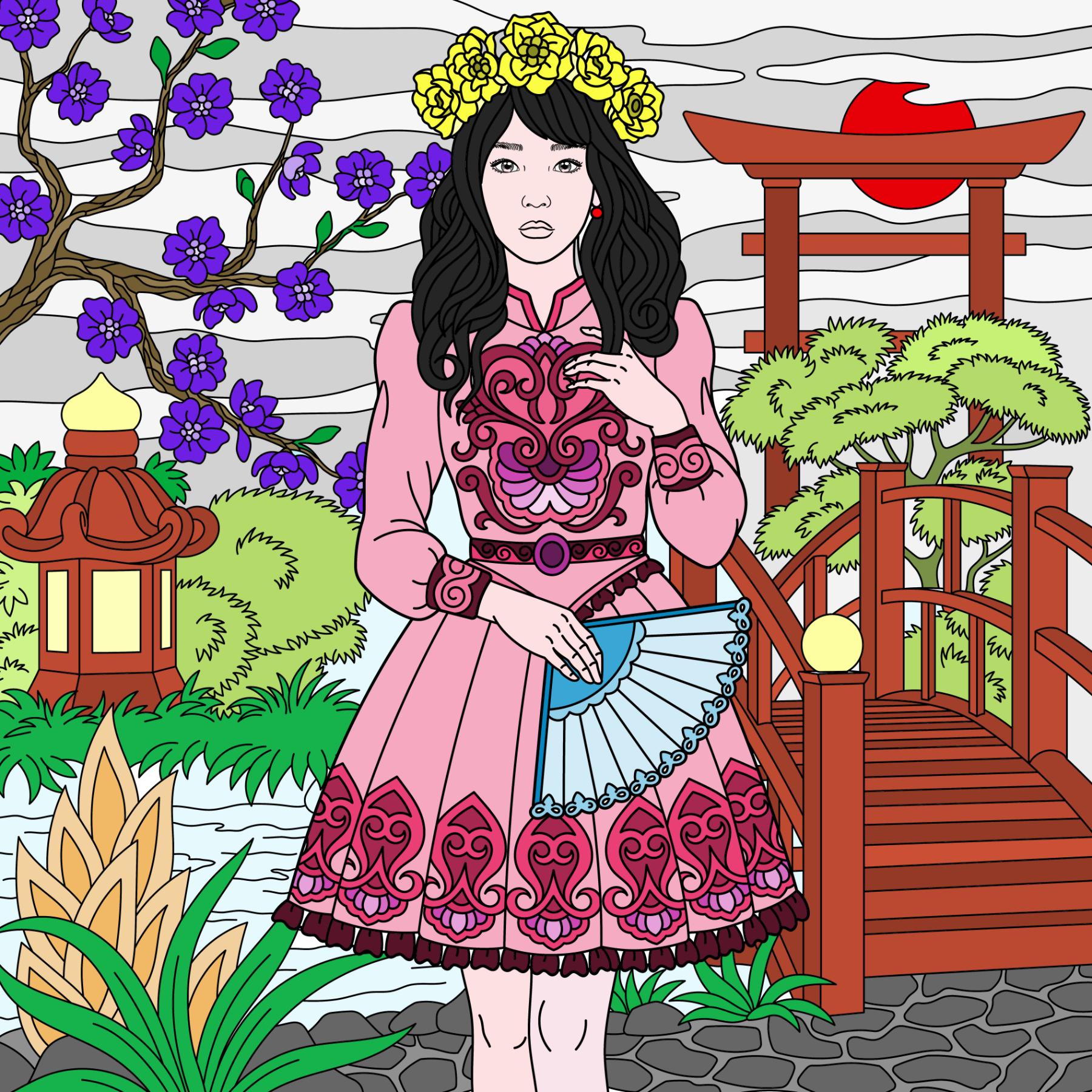 美丽的少女