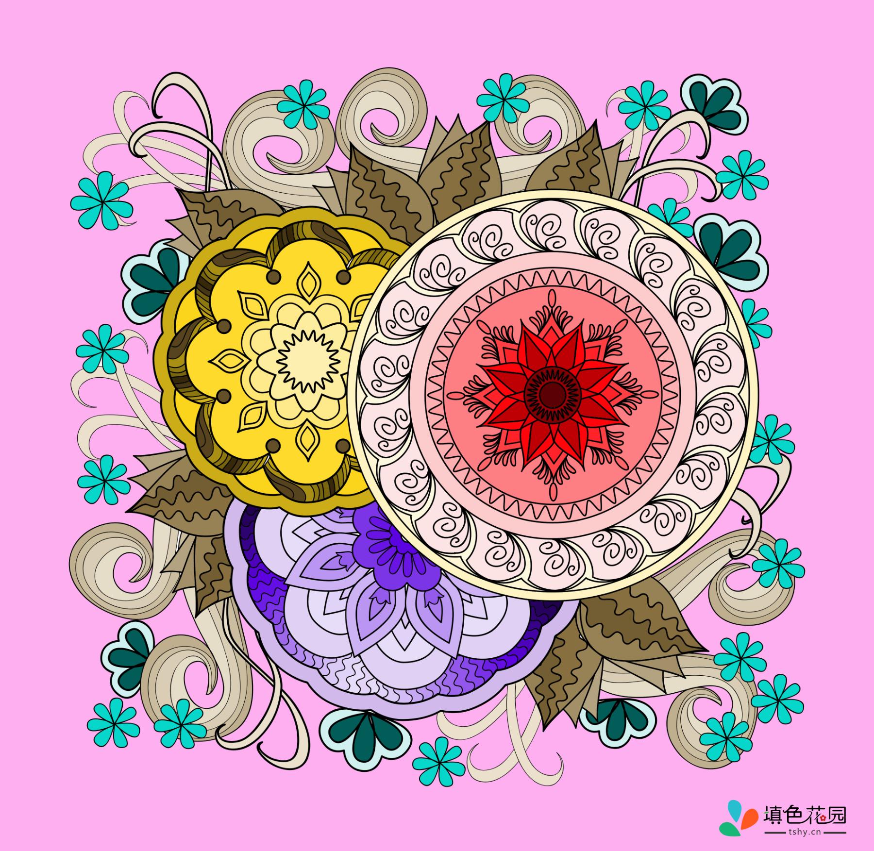 花环与花卉