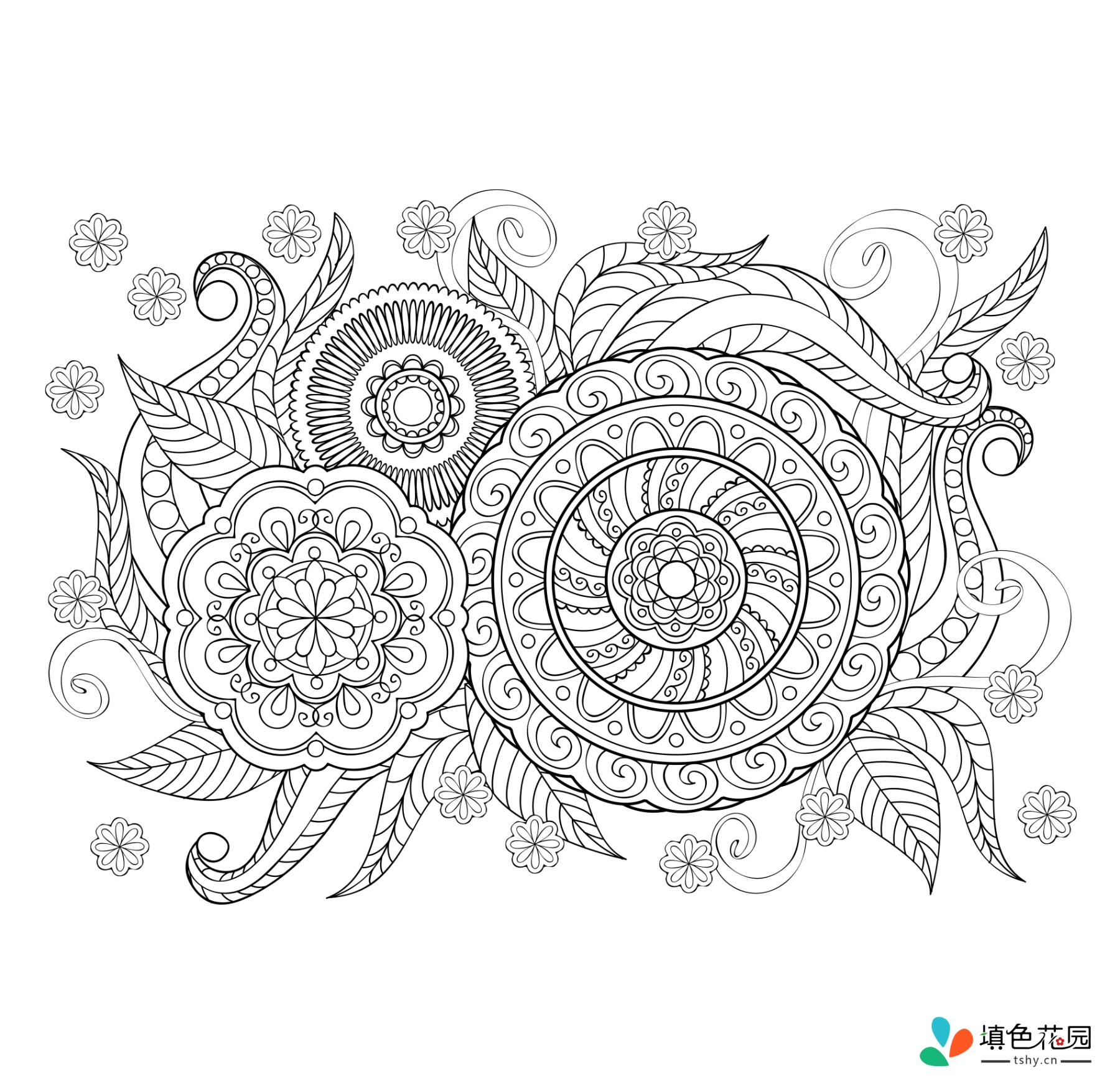 花环与花卉